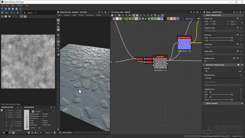 [gnomon学院-K.TAMBURELLO-国语]SUBSTANCE DESIGNER为游戏创建复杂材质