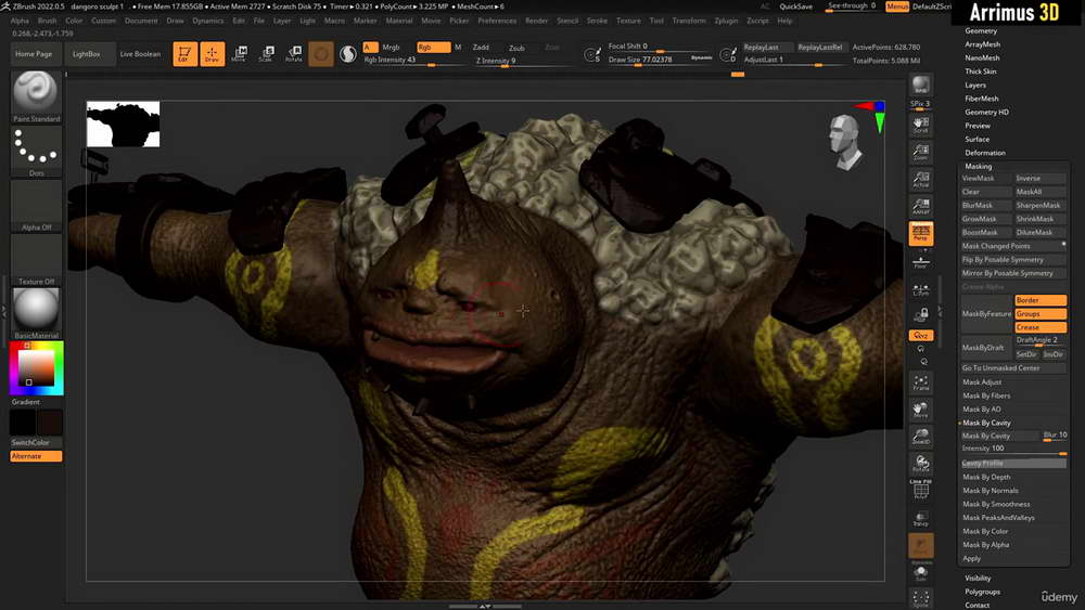 [名家系列-Arrimus 3D-国语]3dsmax+zbrush+Plasticity重新设计和重制游戏资产