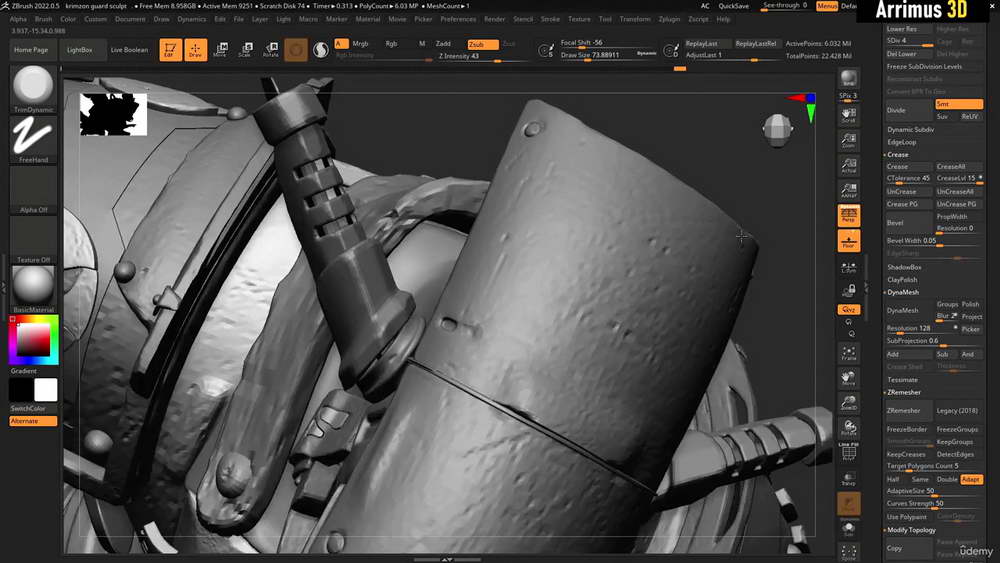 [名家系列-Arrimus 3D-国语]3dsmax+zbrush+Plasticity重新设计和重制游戏资产