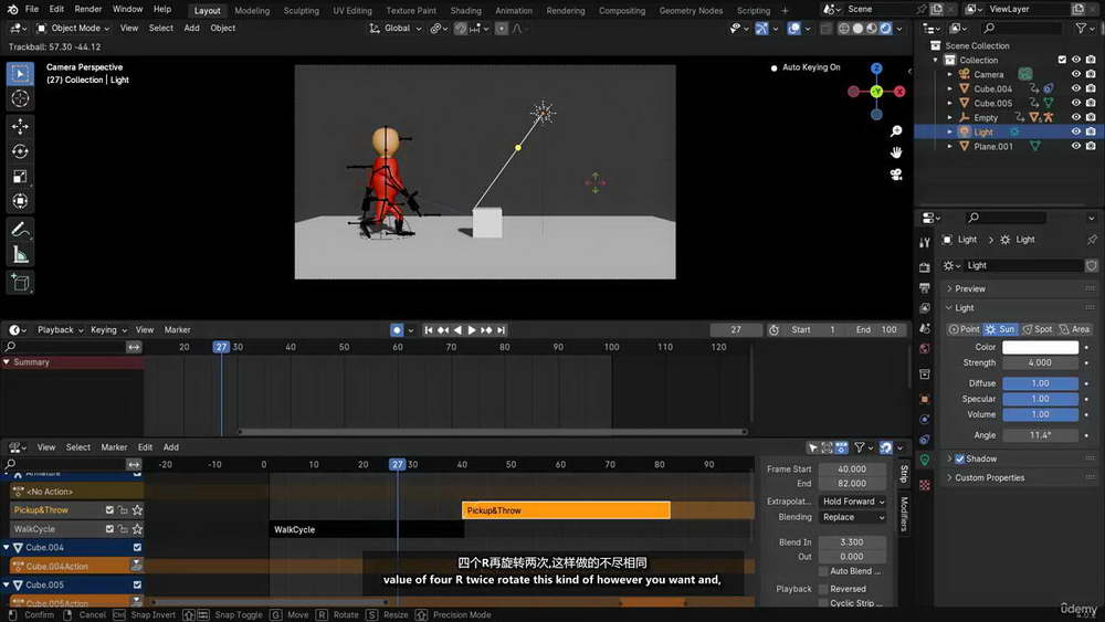 [udemy学院- Alex.Cord-国语]Blender4终极3D场景创建课程
