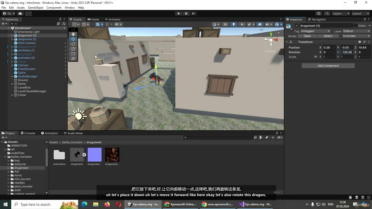[udemy学院-G.Luarsabishvili-国语]在Unity C#中完成3D FPS游戏