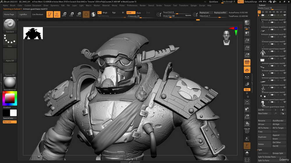 [名家系列-Arrimus 3D-国语]3dsmax+zbrush+Plasticity重新设计和重制游戏资产