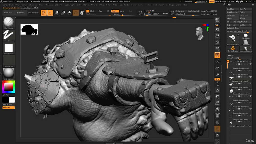 [名家系列-Arrimus 3D-国语]3dsmax+zbrush+Plasticity重新设计和重制游戏资产