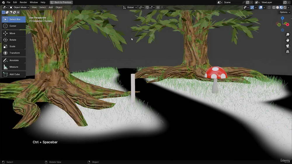 [udemy学院- Alex.Cord-国语]Blender4终极3D场景创建课程