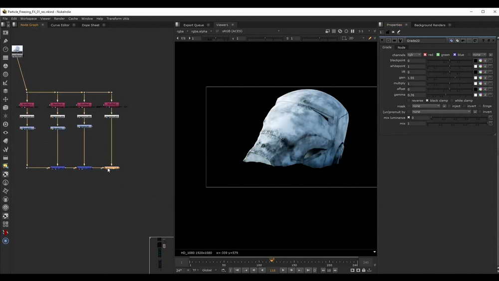 [voxyde特效学院-国语]houdini20+nuke冰冻粒子特效