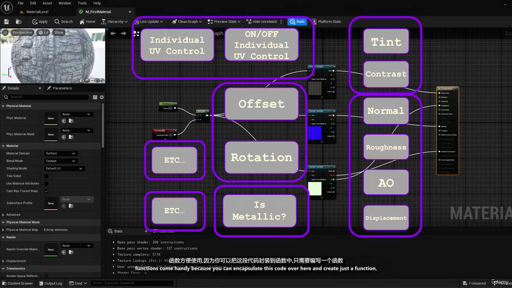 [udemy学院-Unrealverse Labs-国语]虚幻5 材质：综合指南