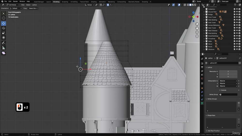 [3D Tudor学院-国语]Blende4建模和几何节点研讨会