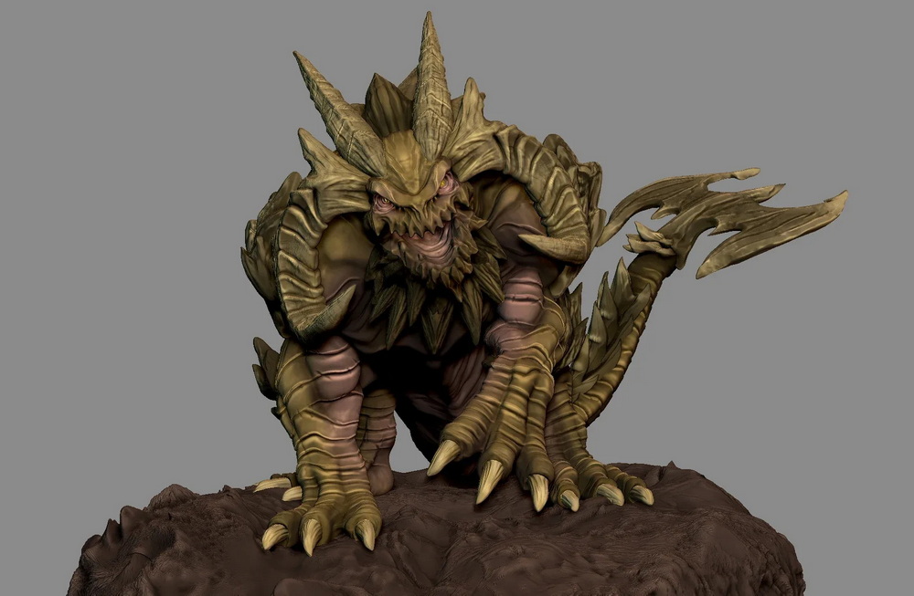 [voidart学院-A.K.Mitra-国语]在Zbrush2023中雕刻你的生物