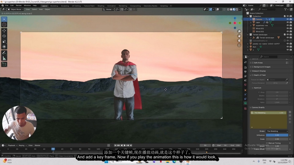[udemy学院-国语]Blender4.2大师班：摄像机跟踪与特效相结合