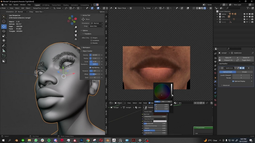 [迪拜yelzkizi学院-国语]Blender逼真3D角色创建课程