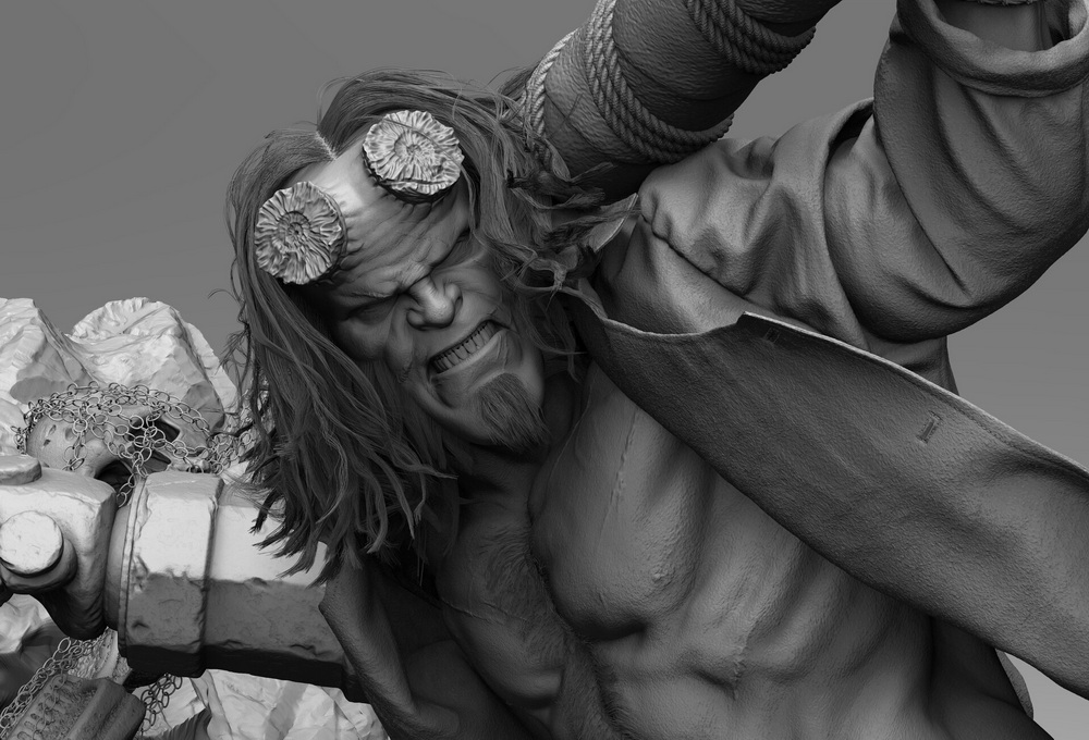 [flippednormals学院-S.Mehralinia-国语]zbrush+modo+bender+md地狱男爵制作[全两卷]