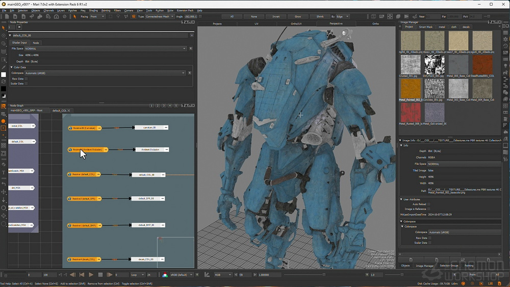 [gnomon学院-M.Zsigmund-国语]maya2025+mari7+gaffer创建可用于生产的英雄资产
